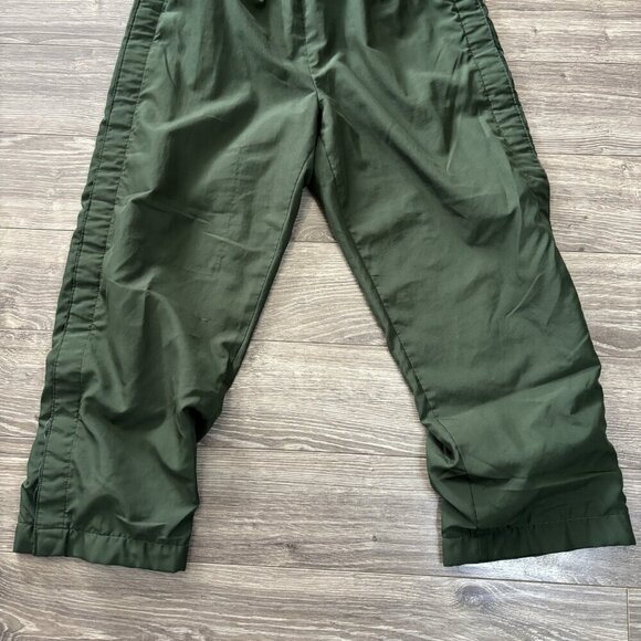 VTG Y2K Champion Snap Button Tearaway Track Pants Mens XS Green Sweatpants Baggy - Picture 3 of 16